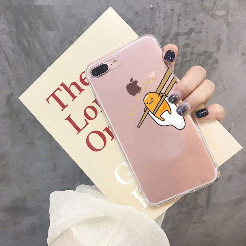 Yinuoda cute lovely gudetama lazy egg Amazing landscape Phone Case for Apple iPhone 8 7 6 6S Plus X XS max 5 5S SE XR Cover