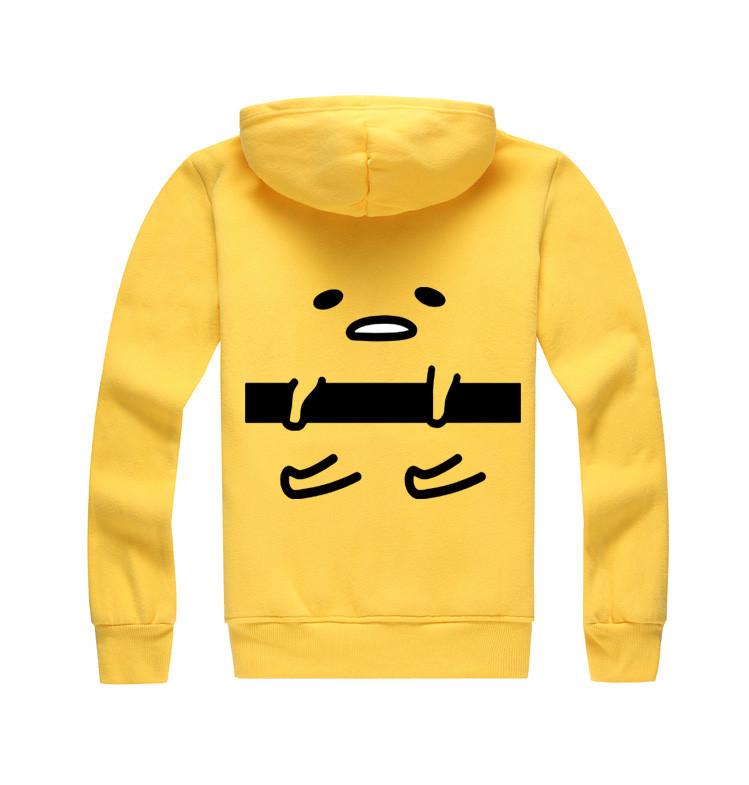 Anime Gudetama Cosplay Casual Zipper Hoodie - KawaiiMerch.com