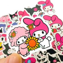 Kuromi Sanrio Melody Keroppi Cute Stickers for Children Letter Diary Waterproof Hand Account Diary Planner Sticker Gift Toys Kuromi Sanrio Melody Keroppi Cute Stickers for Children Letter Diary Waterproof Hand Account Diary Planner Sticker Gift Toys