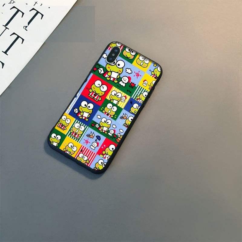 Cute green frog Keroppi Silicone phone Cover Skin For Apple iPhone 11 8 7 6 6S Plus X XS MAX 5 5S SE XR 11 pro Cover Mobile Case