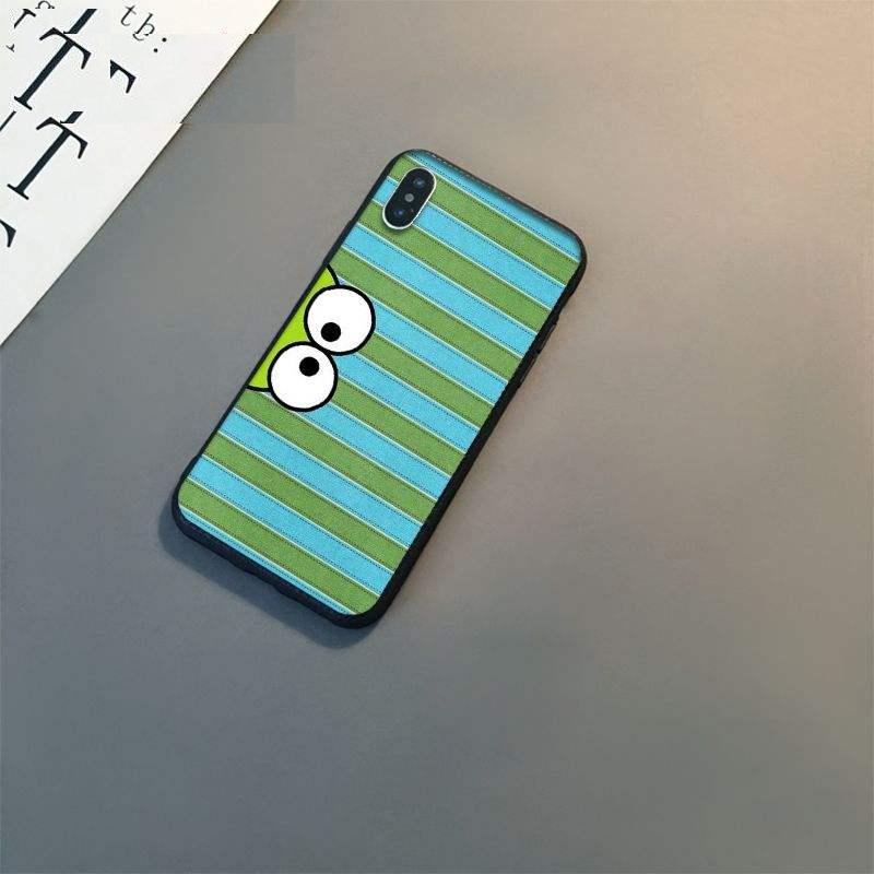 Cute green frog Keroppi Silicone phone Cover Skin For Apple iPhone 11 8 7 6 6S Plus X XS MAX 5 5S SE XR 11 pro Cover Mobile Case