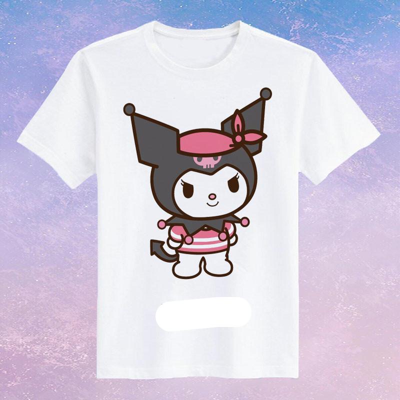 My Melody Kuromi Cartoon Printed T-Shirt