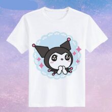 Fashion My Melody Kuromi T-shirt Women Cute Cartoon Printed Japanese Anime O-neck Tee Tops Summer Girls Casual Harajuku T Shirt Fashion My Melody Kuromi T-shirt Women Cute Cartoon Printed Japanese Anime O-neck Tee Tops Summer Girls Casual Harajuku T Shirt