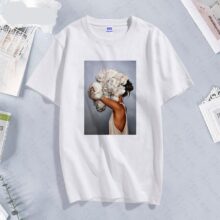 New Cotton Harajuku Aesthetics Tshirt Sexy Flowers Feather Print Short Sleeve Tops & Tees Fashion Casual Couple T Shirt New Cotton Harajuku Aesthetics Tshirt Sexy Flowers Feather Print Short Sleeve Tops & Tees Fashion Casual Couple T Shirt
