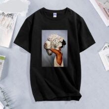 New Cotton Harajuku Aesthetics Tshirt Sexy Flowers Feather Print Short Sleeve Tops & Tees Fashion Casual Couple T Shirt New Cotton Harajuku Aesthetics Tshirt Sexy Flowers Feather Print Short Sleeve Tops & Tees Fashion Casual Couple T Shirt