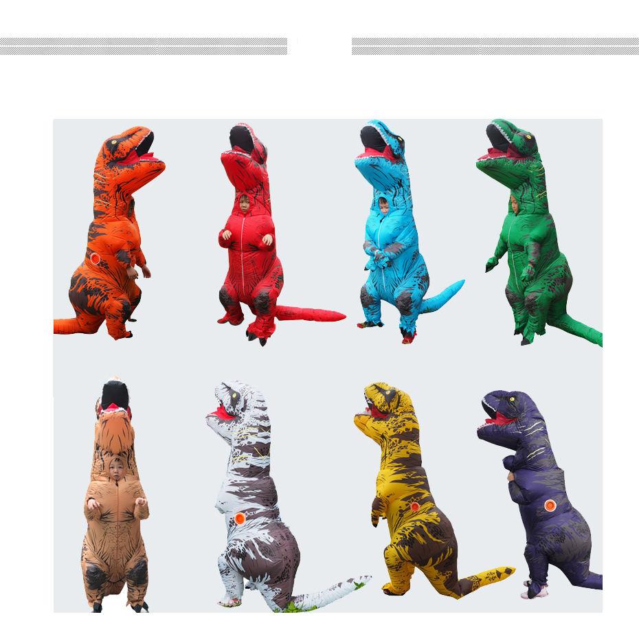 Anime Blow Up Dinosaur Cosplay Costume