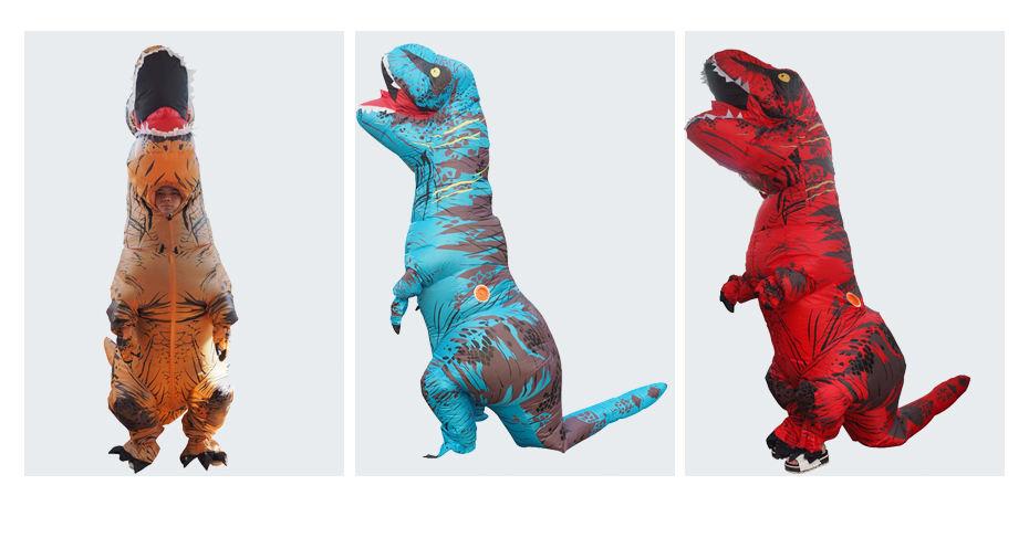 Anime Blow Up Dinosaur Cosplay Costume
