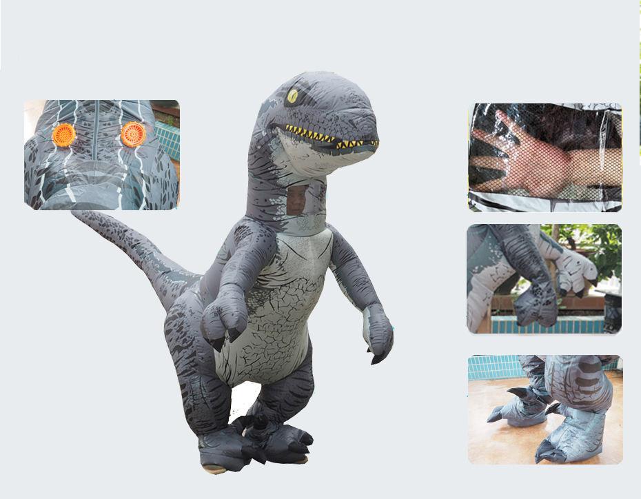 Anime Blow Up Dinosaur Cosplay Costume