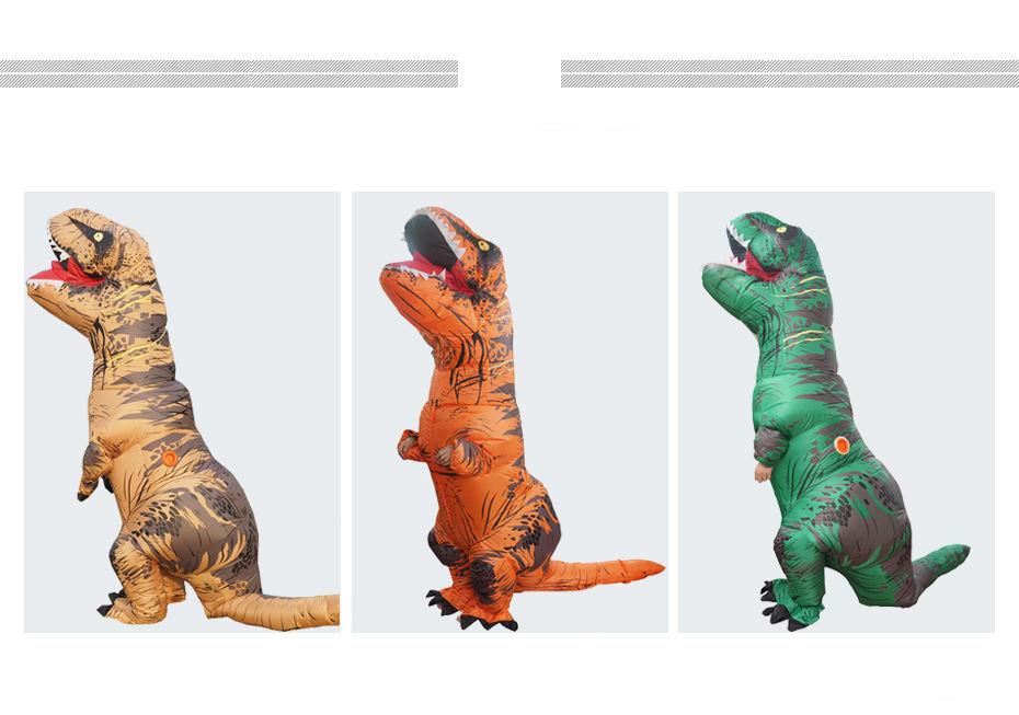 Anime Blow Up Dinosaur Cosplay Costume