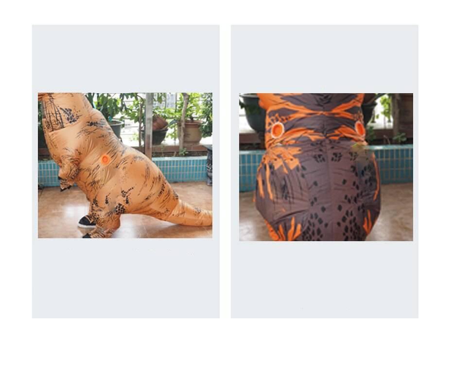 Anime Blow Up Dinosaur Cosplay Costume