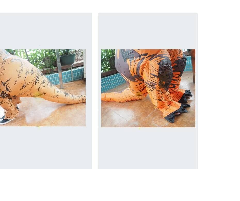 Anime Blow Up Dinosaur Cosplay Costume