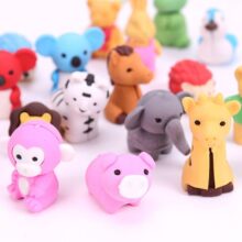Creative Stationery Supplies Kawaii Animal Pencil Erasers for Office School Kids Prize Writing Drawing Student Gift 3PCS Creative Stationery Supplies Kawaii Animal Pencil Erasers for Office School Kids Prize Writing Drawing Student Gift 3PCS