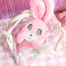 Cartoon My Melody Hello Kitty Cinnamoroll Pudding Dog Handbag Cute Large Girls Pvc Transparent Shoulder Bag Women Totes Bag Cartoon My Melody Hello Kitty Cinnamoroll Pudding Dog Handbag Cute Large Girls Pvc Transparent Shoulder Bag Women Totes Bag