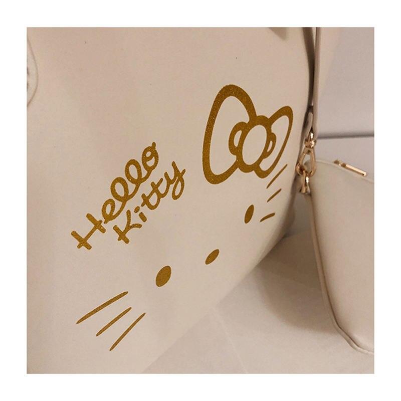 HELLO KITTY Fashion Women's Shoulder Bag Mommy Large Capacity Mother Bag PU Material Exquisite Composite Shoulder Bag HELLO KITTY Fashion Women's Shoulder Bag Mommy Large Capacity Mother Bag PU Material Exquisite Composite Shoulder Bag