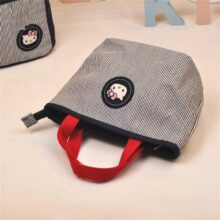 2019 New HELLO KITTY Fresh Student Handbag Fashion Lunch Box Bag Multi-function Large Capacity Handbag Canvas Material HK-215 2019 New HELLO KITTY Fresh Student Handbag Fashion Lunch Box Bag Multi-function Large Capacity Handbag Canvas Material HK-215