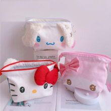 Hello Kitty Women Bag Girl Cosmetic Pouch Purse Cute Cosmetic Handbag Travel Girls Convenient Wrist Bag Make Up Wash Beauty Girl Hello Kitty Women Bag Girl Cosmetic Pouch Purse Cute Cosmetic Handbag Travel Girls Convenient Wrist Bag Make Up Wash Beauty Girl