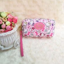 Hello Kitty Cute Cartoon Wallet hellokitty Cosmetic Handbag Travel Girls Convenient Wrist Bag Make Up Wash Beauty Plush Backpack Hello Kitty Cute Cartoon Wallet hellokitty Cosmetic Handbag Travel Girls Convenient Wrist Bag Make Up Wash Beauty Plush Backpack