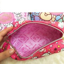 Hello Kitty Cute Cartoon Wallet hellokitty Cosmetic Handbag Travel Girls Convenient Wrist Bag Make Up Wash Beauty Plush Backpack Hello Kitty Cute Cartoon Wallet hellokitty Cosmetic Handbag Travel Girls Convenient Wrist Bag Make Up Wash Beauty Plush Backpack