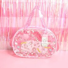 Cartoon My Melody Hello Kitty Cinnamoroll Pudding Dog Handbag Girls Pvc Transparent Jelly Shoulder Bag Women Beach Totes Bags Cartoon My Melody Hello Kitty Cinnamoroll Pudding Dog Handbag Girls Pvc Transparent Jelly Shoulder Bag Women Beach Totes Bags