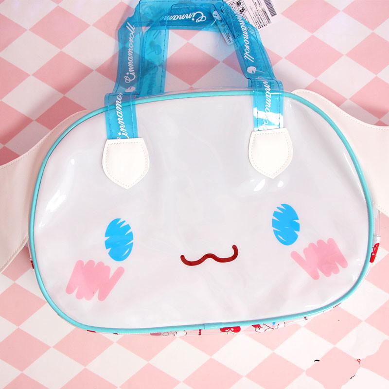 My Melody Hello Kitty Cinnamoroll Dog Transparent Jelly Totes Handbag My Melody Hello Kitty Cinnamoroll Dog Transparent Jelly Totes Handbag