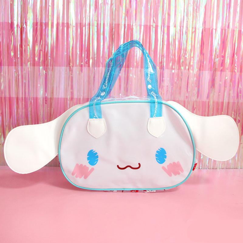 My Melody Hello Kitty Cinnamoroll Dog Transparent Jelly Totes Handbag My Melody Hello Kitty Cinnamoroll Dog Transparent Jelly Totes Handbag