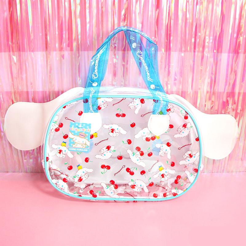 My Melody Hello Kitty Cinnamoroll Dog Transparent Jelly Totes Handbag My Melody Hello Kitty Cinnamoroll Dog Transparent Jelly Totes Handbag
