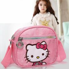 Hello Kitty Casual Shoulder Bag Girl Fashion Waterproof Kids Bags Flaps Coins bag Hello Kitty Casual Shoulder Bag Girl Fashion Waterproof Kids Bags Flaps Coins bag