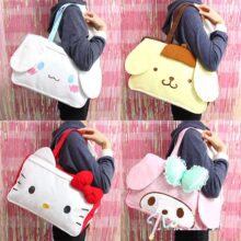 Cartoon My Melody Hello Kitty Cinnamoroll Pudding Dog Cute Large Canvas Handbag Girls Luggage Bag Totes Travel Bags Trolley Bag Cartoon My Melody Hello Kitty Cinnamoroll Pudding Dog Cute Large Canvas Handbag Girls Luggage Bag Totes Travel Bags Trolley Bag