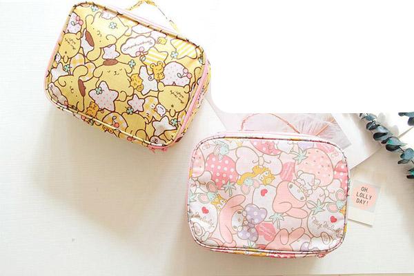 Cartoon Japan Hello Kitty My Melody Cinnamoroll Pompompurin Cosmetic Bags Travel Storage Pouch Wash Bags Girl Makeup Bags Cartoon Japan Hello Kitty My Melody Cinnamoroll Pompompurin Cosmetic Bags Travel Storage Pouch Wash Bags Girl Makeup Bags