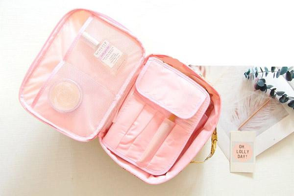 Cartoon Japan Hello Kitty My Melody Cinnamoroll Pompompurin Cosmetic Bags Travel Storage Pouch Wash Bags Girl Makeup Bags