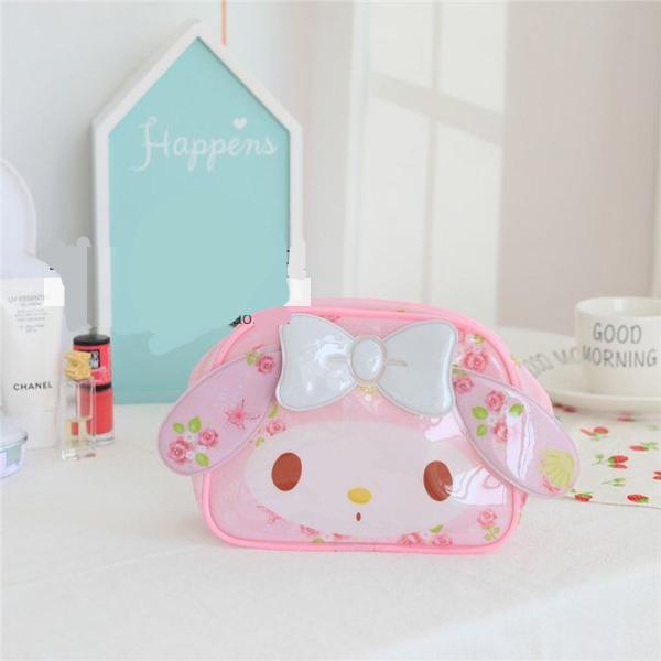 Hello Kitty My Melody Sanrio Cinnamoroll Travel Makeup Storage Bag For Woman