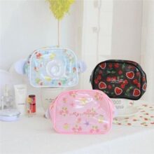 Sanrio Hello Kitty My Melody Cinnamoroll Pvc Cosmetic Bag Woman Waterproof Portable Travel Wash Bag Storage Makeup Bag Organizer Sanrio Hello Kitty My Melody Cinnamoroll Pvc Cosmetic Bag Woman Waterproof Portable Travel Wash Bag Storage Makeup Bag Organizer