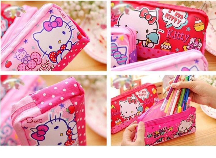 Hello Kitty Cat Pencil Case Cosmetic Storage Bag Hello Kitty Cat Pencil Case Cosmetic Storage Bag
