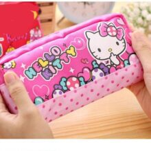 Cartoon Kawaii Hello Kitty Canvas women Cosmetic Bag Girls Makeup Bag Kids Cute Children Pencil case Bags cat Storage bag Cartoon Kawaii Hello Kitty Canvas women Cosmetic Bag Girls Makeup Bag Kids Cute Children Pencil case Bags cat Storage bag
