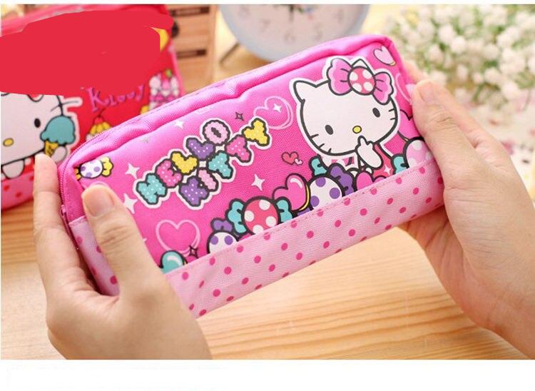 Hello Kitty Cat Pencil Case Cosmetic Storage Bag Hello Kitty Cat Pencil Case Cosmetic Storage Bag
