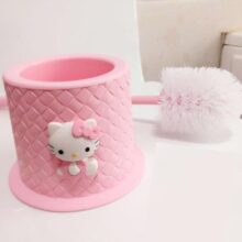 Hello Kitty Soft Toilet Bowl Brushes Cleaning Brush Creative Decorative Bathroom Fittings Set Holder Wc Washroom Accessories Hello Kitty Soft Toilet Bowl Brushes Cleaning Brush Creative Decorative Bathroom Fittings Set Holder Wc Washroom Accessories