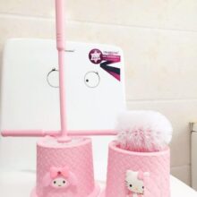 Hello Kitty Soft Toilet Bowl Brushes Cleaning Brush Creative Decorative Bathroom Fittings Set Holder Wc Washroom Accessories Hello Kitty Soft Toilet Bowl Brushes Cleaning Brush Creative Decorative Bathroom Fittings Set Holder Wc Washroom Accessories