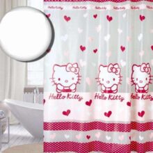 New Hello Kitty PEVA Shower Curtain Cartoon Bathroom Waterproof Mildew Proof Thick Shower Curtain Bath Shade With 12pcs Hook New Hello Kitty PEVA Shower Curtain Cartoon Bathroom Waterproof Mildew Proof Thick Shower Curtain Bath Shade With 12pcs Hook