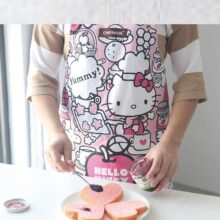 Hello Kitty Kitchen Baking Mats Cotton Cartoon Sleeeless Apron Home Kitchen Baking Tools Japan Style Pink Girl Heart Adult Bibs Hello Kitty Kitchen Baking Mats Cotton Cartoon Sleeeless Apron Home Kitchen Baking Tools Japan Style Pink Girl Heart Adult Bibs
