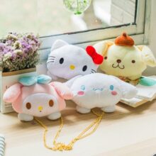 Hello Kitty Children Shoulder Cartoon Bag Plush Wallet Bags Stylish Messenger Girls Women Handbags Christmas Gift Hello Kitty Children Shoulder Cartoon Bag Plush Wallet Bags Stylish Messenger Girls Women Handbags Christmas Gift