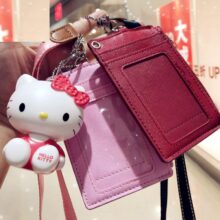 Hello Kitty Coin/ ID Card Holder With Lanyard Pendant Purse Hello Kitty Coin/ ID Card Holder With Lanyard Pendant Purse