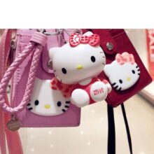 Hello Kitty Coin/ ID Card Holder With Lanyard Pendant Purse Hello Kitty Coin/ ID Card Holder With Lanyard Pendant Purse