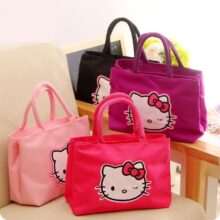 Hello Kitty 2019 New Style Bag HandBags Handmade Cartoon Lovely Girls Shopping Oxford Portable Plush Wallet School Travel Hello Kitty 2019 New Style Bag HandBags Handmade Cartoon Lovely Girls Shopping Oxford Portable Plush Wallet School Travel