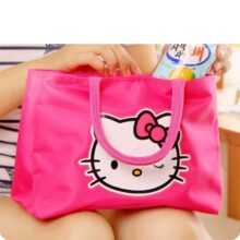 Hello Kitty 2019 New Style Bag HandBags Handmade Cartoon Lovely Girls Shopping Oxford Portable Plush Wallet School Travel Hello Kitty 2019 New Style Bag HandBags Handmade Cartoon Lovely Girls Shopping Oxford Portable Plush Wallet School Travel