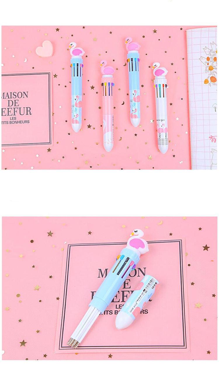 Unicorn 10 Multicolor In 1 Ballpoint Pens For School Office Supplies