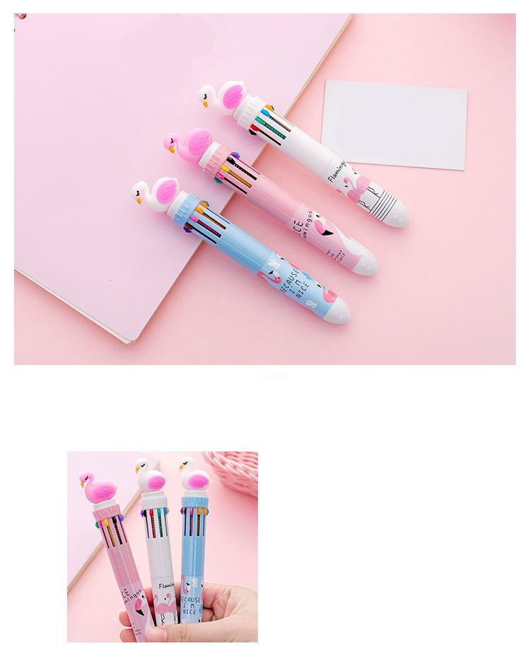 Unicorn 10 Multicolor In 1 Ballpoint Pens For School Office Supplies