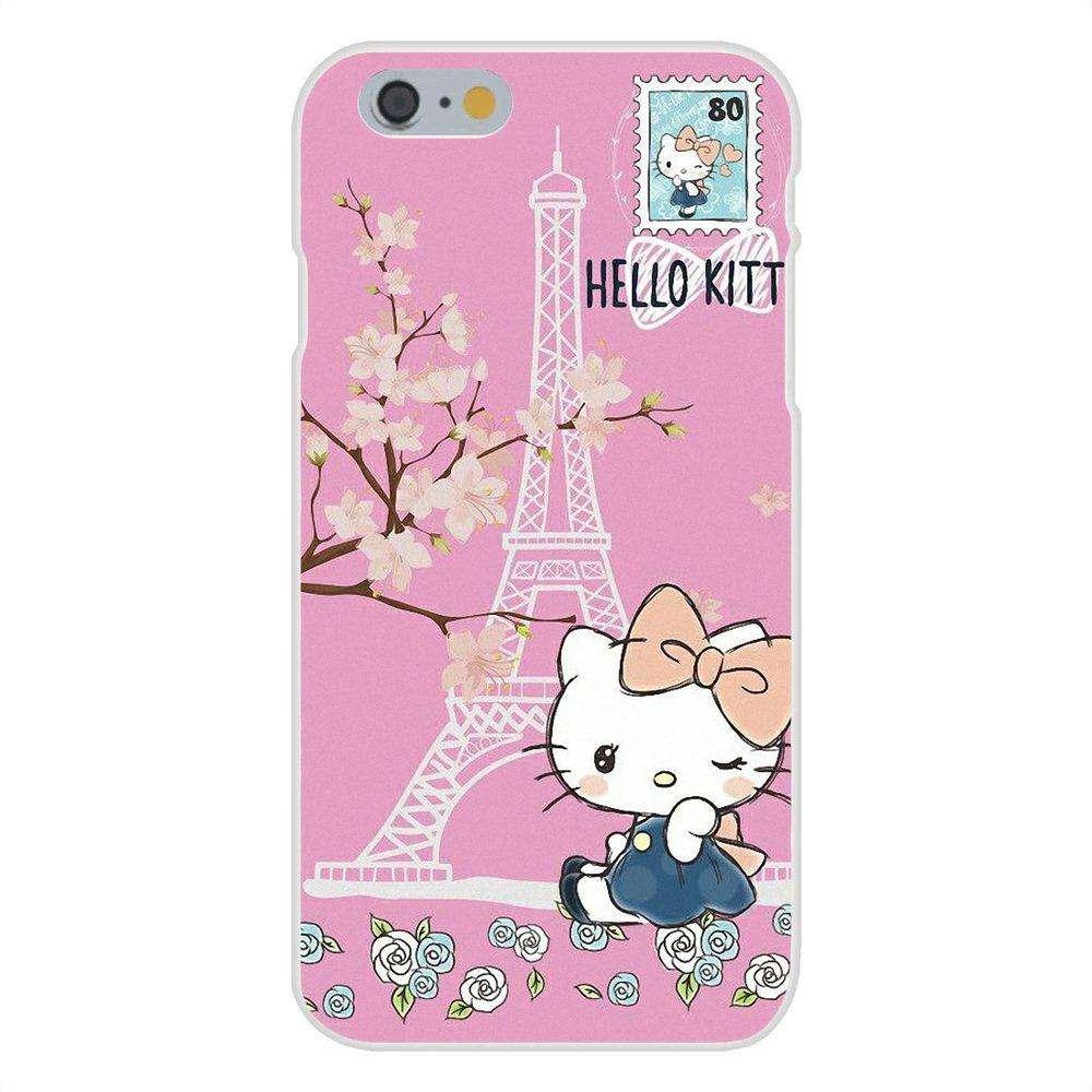 Hello Kitty Phone Case Cover For Apple iPhone X 4 4S 5 5C SE 6 6S 7 8 Plus