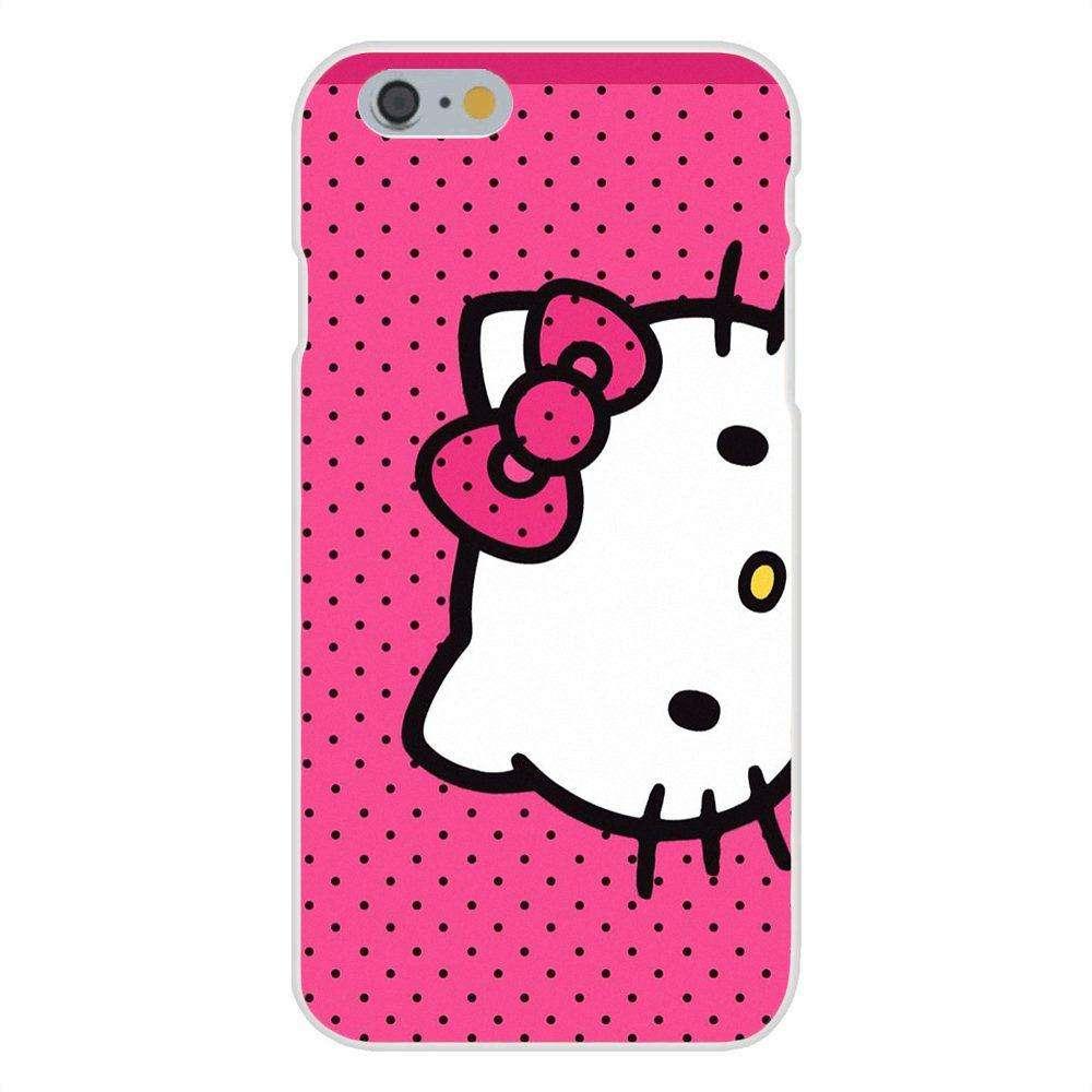 Hello Kitty Phone Case Cover For Apple iPhone X 4 4S 5 5C SE 6 6S 7 8 Plus