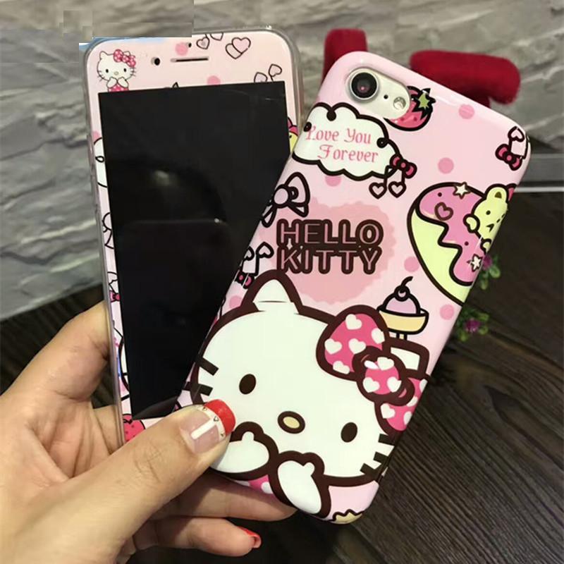 Hello Kitty Soft Phone Case For iPhone 11pro max X XR XSMAX 6 7 8plus Hello Kitty Soft Phone Case For iPhone 11pro max X XR XSMAX 6 7 8plus