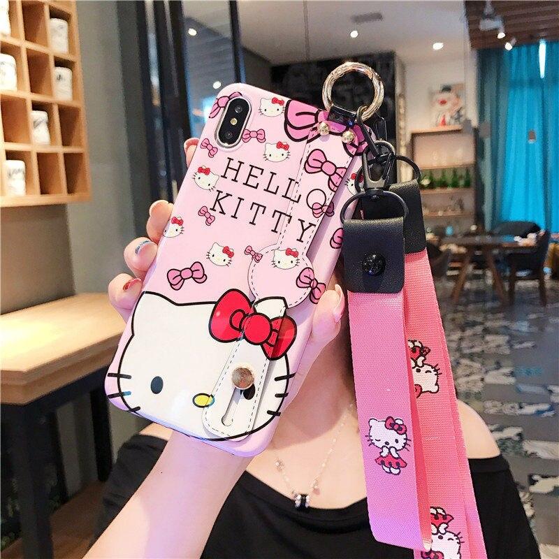 Hello Kitty Pink For iphone 11 Case Pro Max Mate iphone XR XS Max X 11 11por Max 6 6s 7 8 Plus case